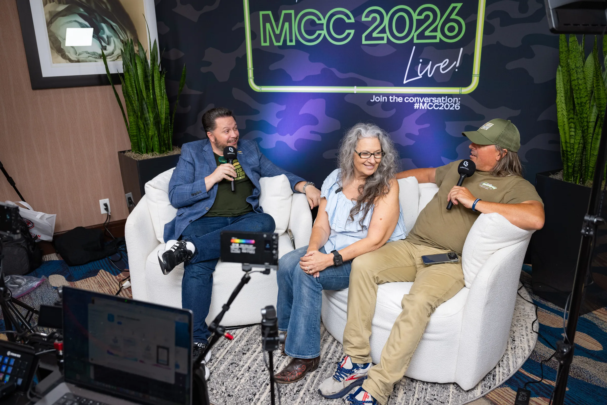 Attendees at Military Creator Con