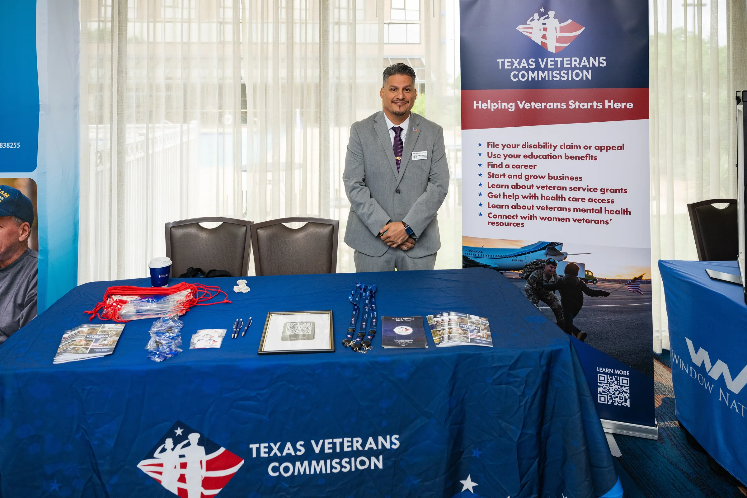 Vendors and attendees at the MCC marketplace