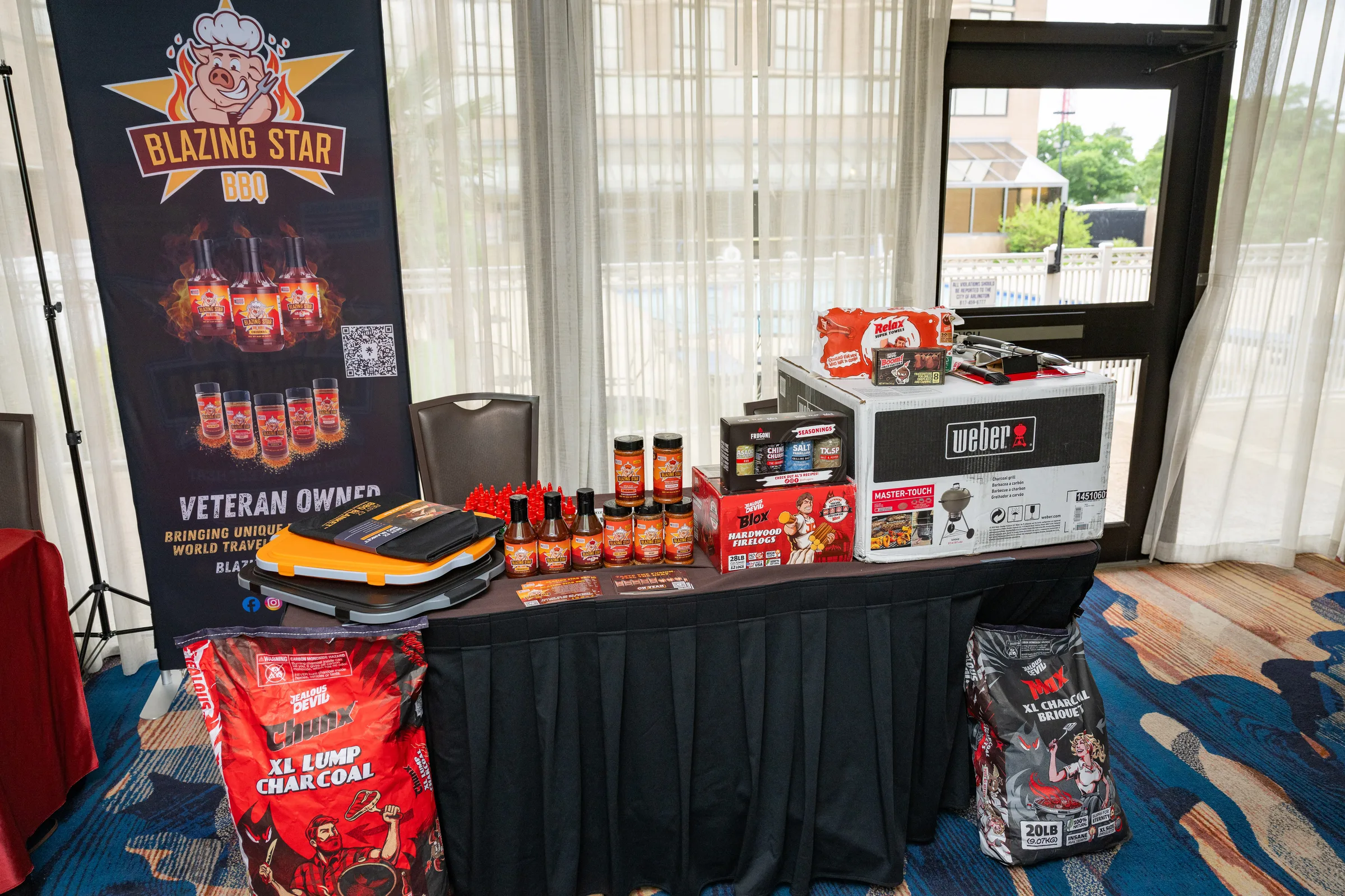 Vendors and attendees at the MCC marketplace