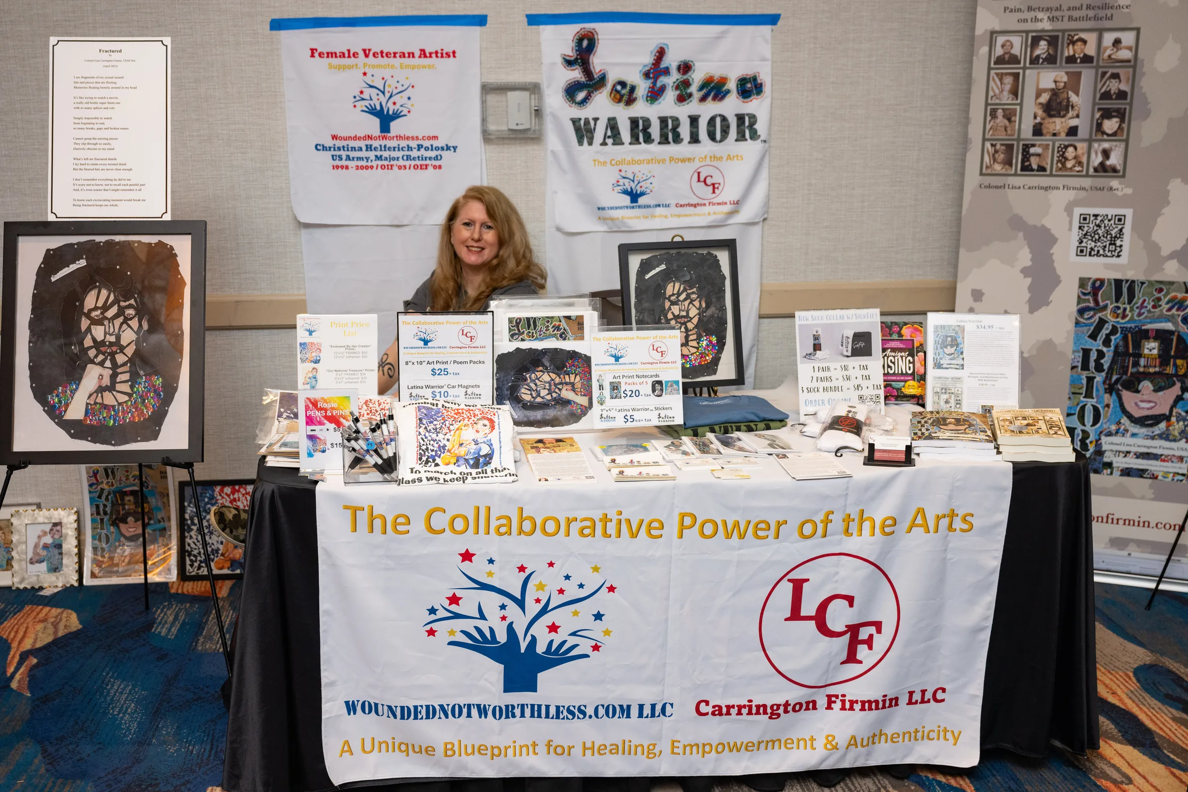 Vendors and attendees at the MCC marketplace