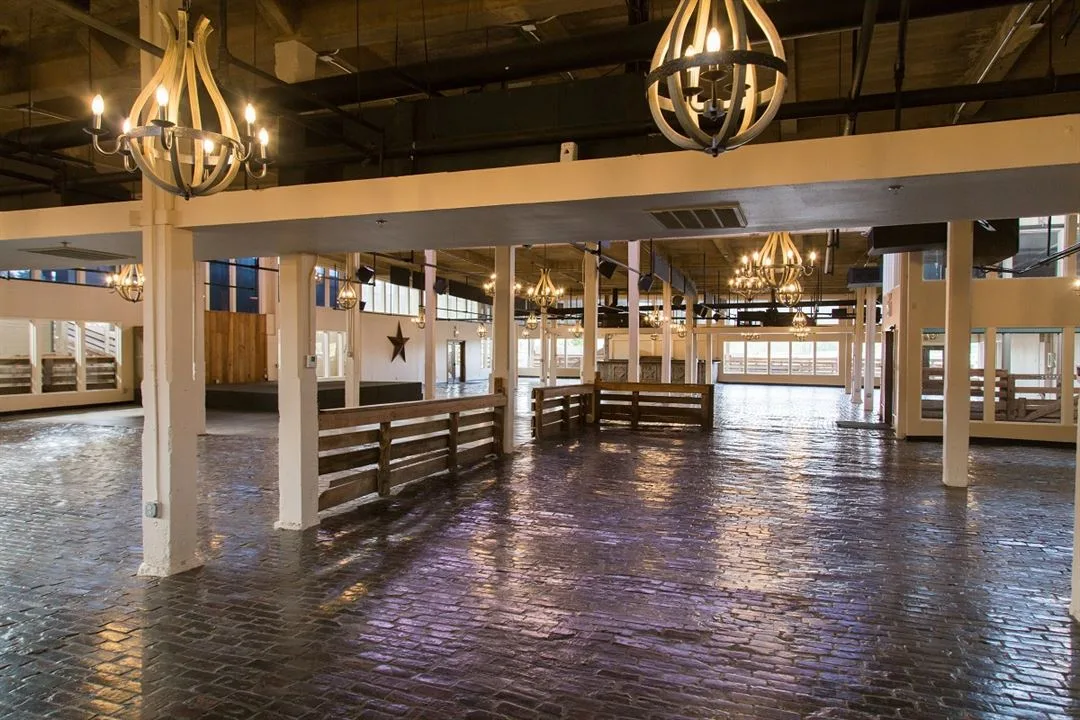 The Stampede Room at Stockyards Station, set for an event